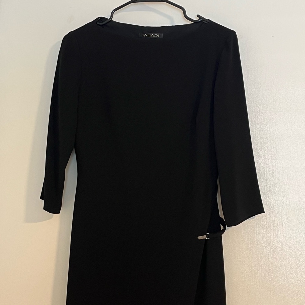 Calvin Klein Black Fringe Dress size 10 - Picture 10 of 14